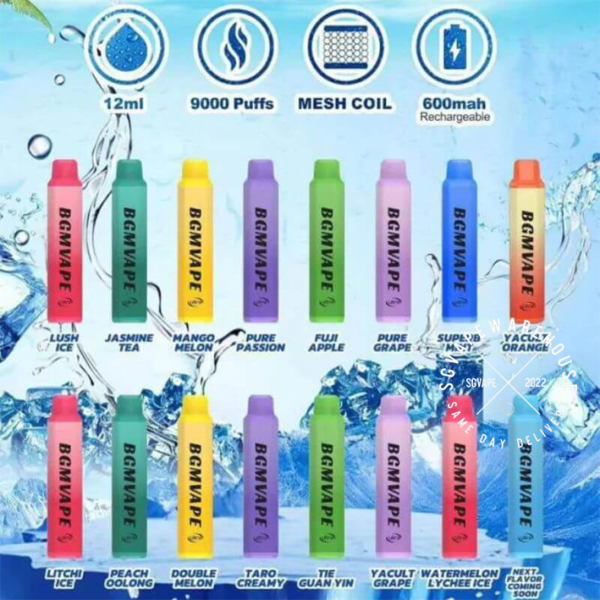 bgm vape 9000 puff DISPOSABLE